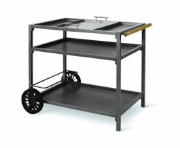 Masuta servire - trolley - Aluko - gris-fer