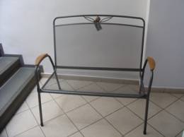 Banca metalica 2 locuri Flora