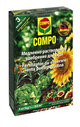 COMPO Fertilizator cu eliberare lenta pentru gradina 1 kg