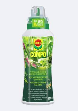 COMPO EC FERTILIZATOR LICHID PENTRU PLANTE VERZI SI PALMIERI 500 ml 4429